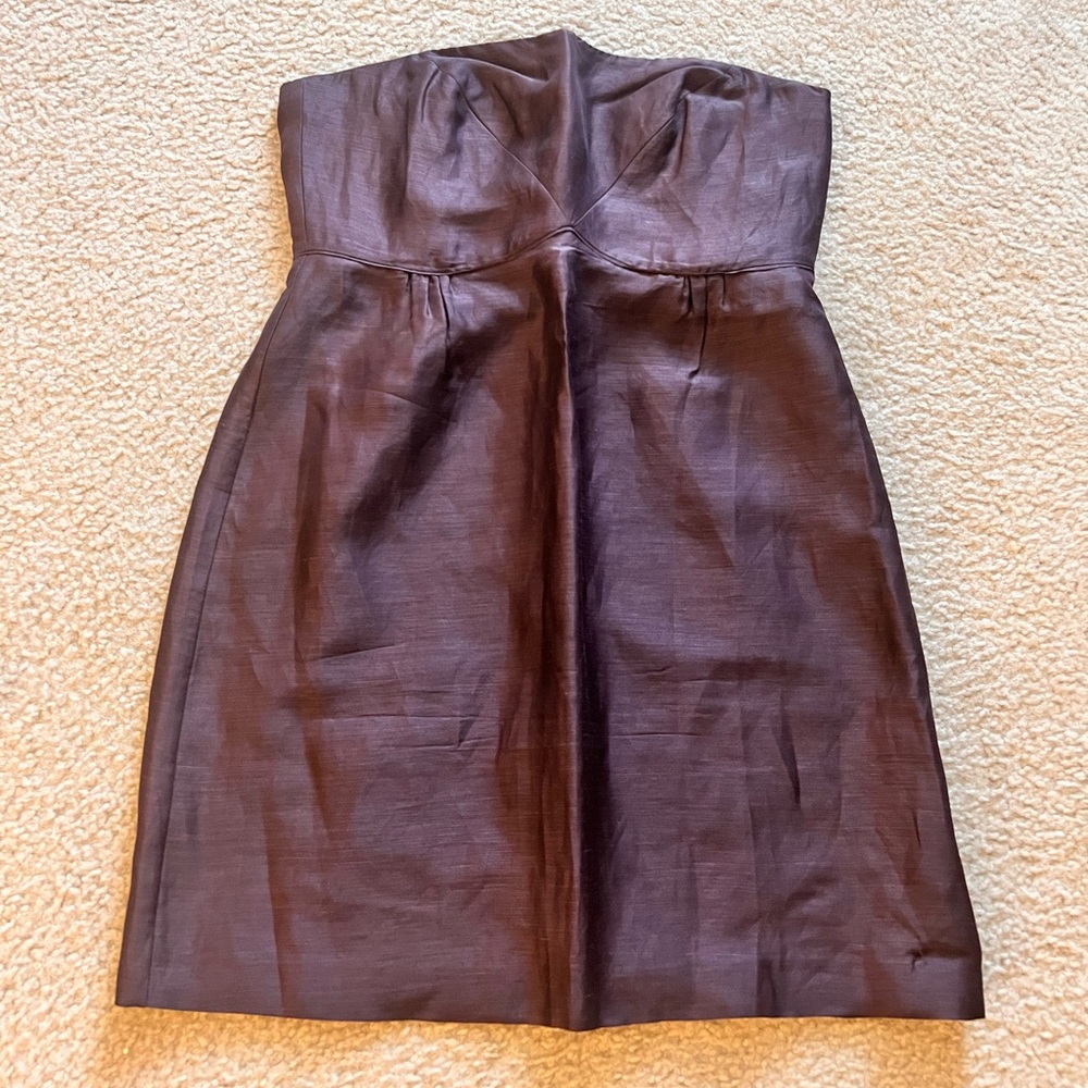 Beautiful J Crew strapless dress in excellent condition.
